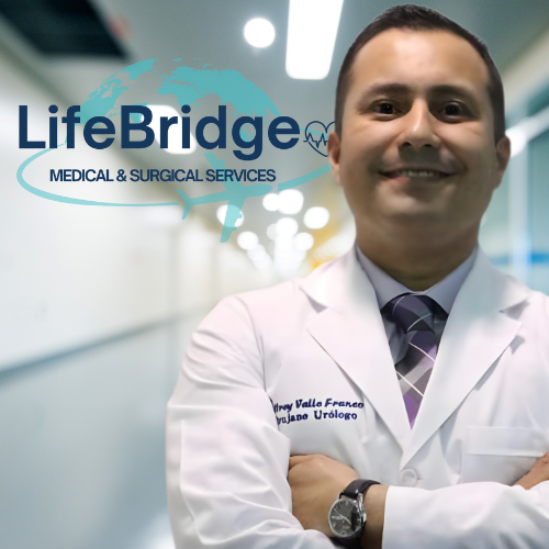 Dr. Jeffrey Valle urólogo especialista en cirugía láser de próstata HOLEP en Lifebridge Manta