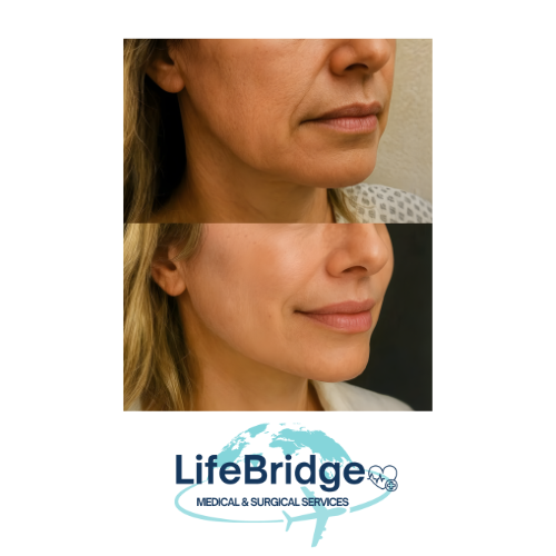Lifting facial realizado por la Dra. Miguely Alcántara, cirujana plástica en el Manta Hospital Center, Manta Ecuador.