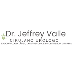 Logo del Dr. Jeffrey Valle especialista en urología y cirugía láser de próstata HOLEP con tecnología Piranha de Richard Wolf en Lifebridge Manabí