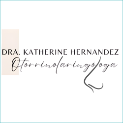 Logo de la Dra. Katherine Hernández, especialista certificada en otorrinolaringología y rinoplastia ultrasónica en Lifebridge Manta Hospital Center